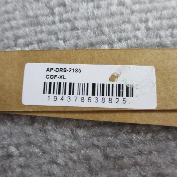 SKIMS Cami Dress Womens XL Bronze Foil Mesh Slip Cami Logo Allover Print NWT - Picture 3 of 7